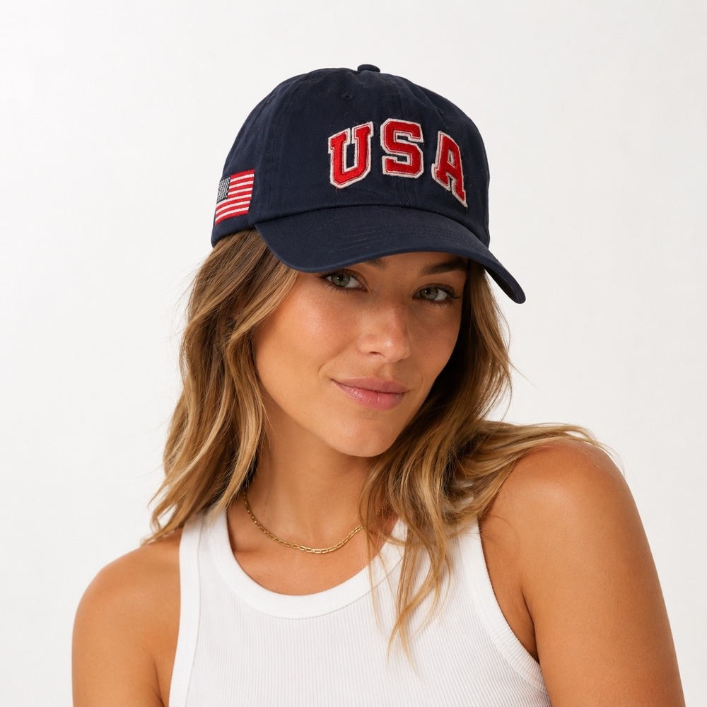 Polo Ralph Lauren USA Flag Olympic Games Baseball Cap Hat 2016 Adjustable